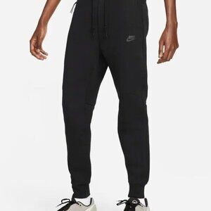 Nike Black Sportswear Tech Fleece Jogger Track Pants Boys Size Large